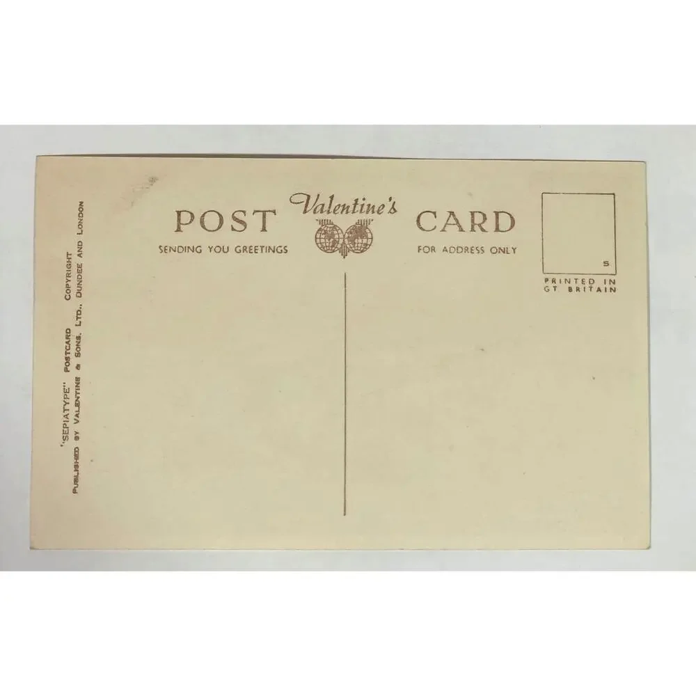 Sepiatype Postcard Published by Valentine and Sons St Albans St. Michaels Church